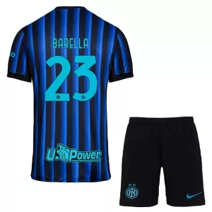 Camiseta Inter de Milán Barella 23 Niños 1ª Equipación 25/26