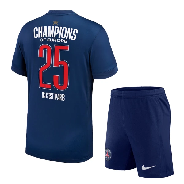 Camiseta Paris Saint-Germain 1 Star Champions of Europe Niños 1ª Equipación 24/25 Camiseta Paris Saint-Germain 1 Star Champions of Europe Niños 1ª Equipación 24/25
