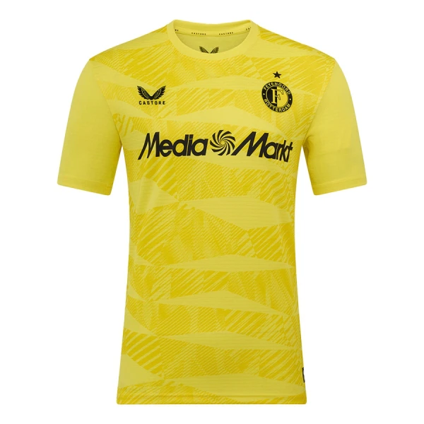Camiseta Portero Feyenoord Rotterdam Hombre 25/26 Amarillo Camiseta Portero Feyenoord Rotterdam Hombre 25/26 Amarillo