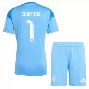 Camiseta Portero Real Madrid Thibaut Courtois 1 Niños 25/26