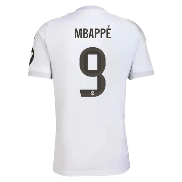 Camiseta Real Madrid Kylian Mbappé 9 Hombre 1ª Equipación 25/26 Camiseta Real Madrid Kylian Mbappé 9 Hombre 1ª Equipación 25/26