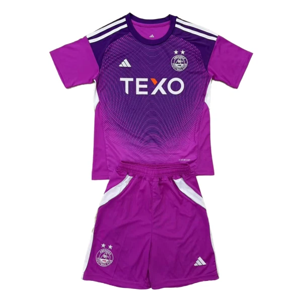 Camiseta Portero Aberdeen Niños 25/26 Púrpura Camiseta Portero Aberdeen Niños 25/26 Púrpura
