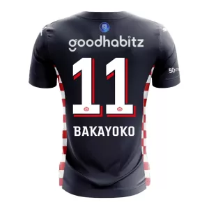 Camiseta PSV Eindhoven Bakayoyo 11 Hombre 2ª Equipación 25/26