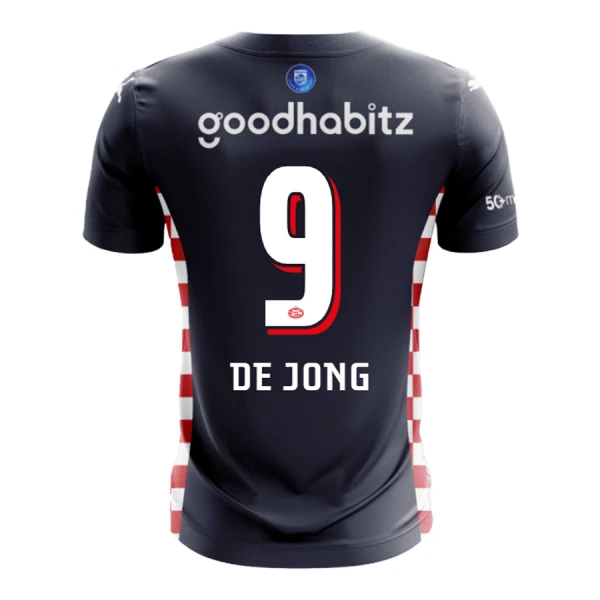 Camiseta PSV Eindhoven De Jong 9 Hombre 2ª Equipación 25/26 Camiseta PSV Eindhoven De Jong 9 Hombre 2ª Equipación 25/26