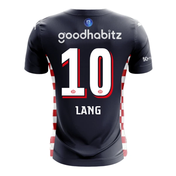 Camiseta PSV Eindhoven Lang 10 Hombre 2ª Equipación 25/26 Camiseta PSV Eindhoven Lang 10 Hombre 2ª Equipación 25/26