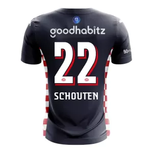 Camiseta PSV Eindhoven Schouten 22 Hombre 2ª Equipación 25/26