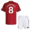 Camiseta Manchester United Bruno Fernandes 8 Niños 1ª Equipación 25/26