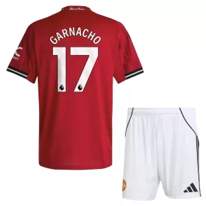 Camiseta Manchester United Garnacho 17 Niños 1ª Equipación 25/26