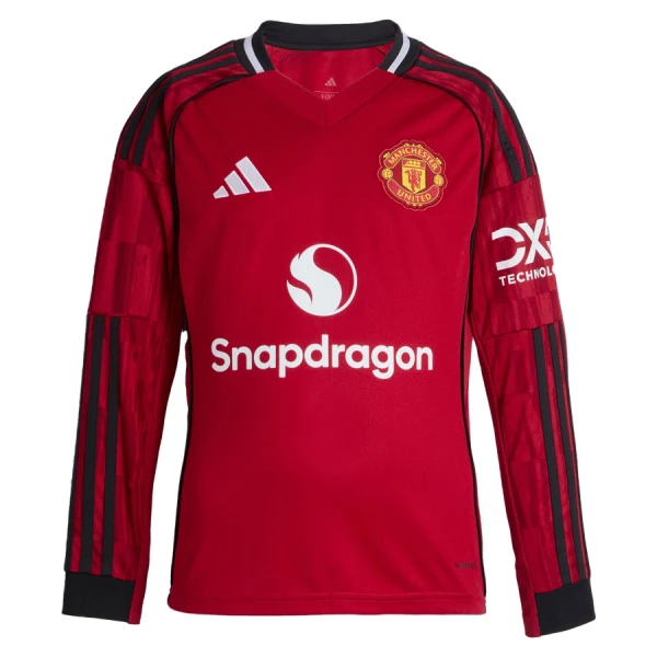 Camiseta Manchester United Hombre 1ª Equipación 25/26 Manga Larga Camiseta Manchester United Hombre 1ª Equipación 25/26 Manga Larga