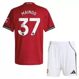 Camiseta Manchester United Kobbie Mainoo 37 Niños 1ª Equipación 25/26