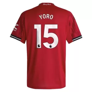 Camiseta Manchester United Leny Yoro 15 Hombre 1ª Equipación 25/26