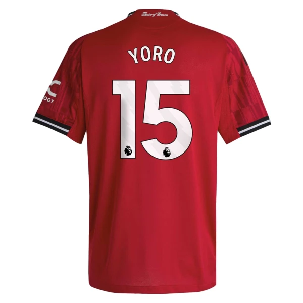 Camiseta Manchester United Leny Yoro 15 Hombre 1ª Equipación 25/26 Camiseta Manchester United Leny Yoro 15 Hombre 1ª Equipación 25/26