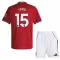 Camiseta Manchester United Leny Yoro 15 Niños 1ª Equipación 25/26