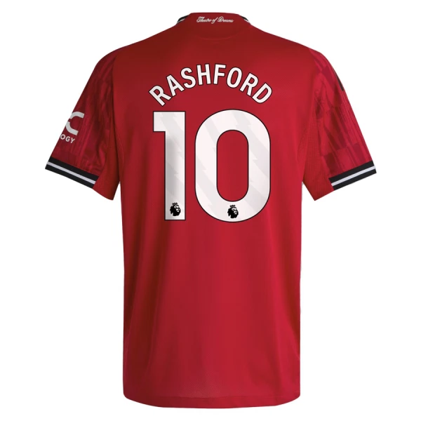 Camiseta Manchester United Marcus Rashford 10 Hombre 1ª Equipación 25/26 Camiseta Manchester United Marcus Rashford 10 Hombre 1ª Equipación 25/26