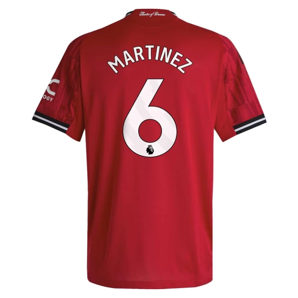 Camiseta Manchester United Martinez 6 Hombre 1ª Equipación 25/26 Camiseta Manchester United Martinez 6 Hombre 1ª Equipación 25/26