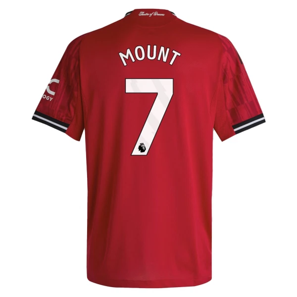 Camiseta Manchester United Mason Mount 7 Hombre 1ª Equipación 25/26 Camiseta Manchester United Mason Mount 7 Hombre 1ª Equipación 25/26