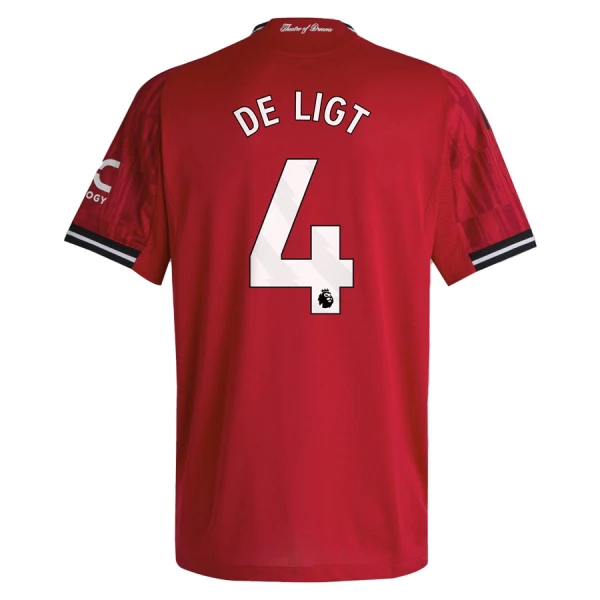 Camiseta Manchester United Matthijs de Ligt 4 Hombre 1ª Equipación 25/26 Camiseta Manchester United Matthijs de Ligt 4 Hombre 1ª Equipación 25/26