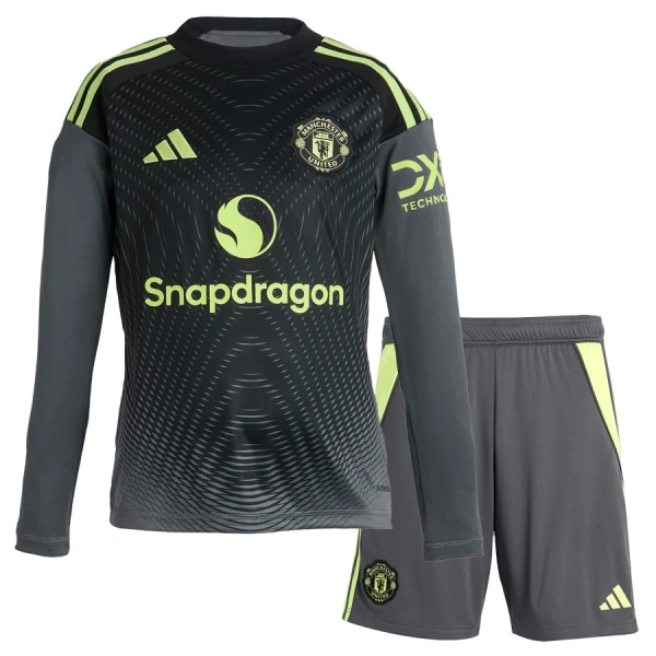 Camiseta Portero Manchester United Niños 1ª Equipación 25/26 Manga Larga Camiseta Portero Manchester United Niños 1ª Equipación 25/26 Manga Larga