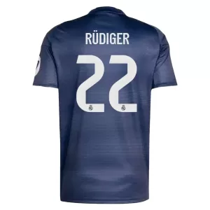 Camiseta Real Madrid Antonio Rüdiger 22 Hombre 2ª Equipación 25/26