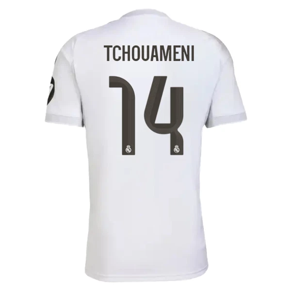 Camiseta Real Madrid Aurélien Tchouaméni 14 Hombre 1ª Equipación 25/26 Camiseta Real Madrid Aurélien Tchouaméni 14 Hombre 1ª Equipación 25/26