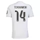 Camiseta Real Madrid Aurélien Tchouaméni 14 Hombre 1ª Equipación 25/26 Camiseta Real Madrid Aurélien Tchouaméni 14 Hombre 1ª Equipación 25/26