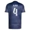 Camiseta Real Madrid David Alaba 4 Hombre 2ª Equipación 25/26