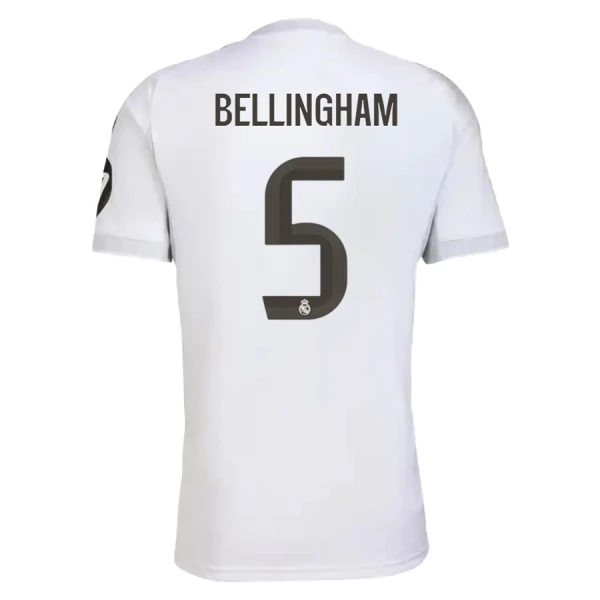 Camiseta Real Madrid Jude Bellingham 5 Hombre 1ª Equipación 25/26 Camiseta Real Madrid Jude Bellingham 5 Hombre 1ª Equipación 25/26