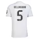 Camiseta Real Madrid Jude Bellingham 5 Hombre 1ª Equipación 25/26 Camiseta Real Madrid Jude Bellingham 5 Hombre 1ª Equipación 25/26