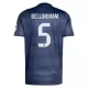Camiseta Real Madrid Jude Bellingham 5 Niños 2ª Equipación 25/26