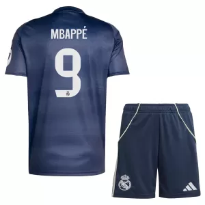 Camiseta Real Madrid Kylian Mbappé 9 Niños 2ª Equipación 25/26 Camiseta Real Madrid Kylian Mbappé 9 Niños 2ª Equipación 25/26