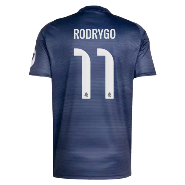 Camiseta Real Madrid Rodrygo Goes 11 Hombre 2ª Equipación 25/26 Camiseta Real Madrid Rodrygo Goes 11 Hombre 2ª Equipación 25/26