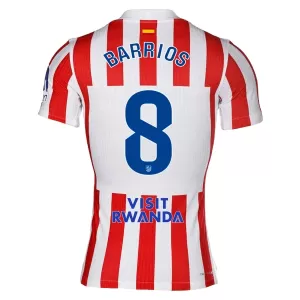 Camiseta Atlético Madrid Barrios 8 Hombre 1ª Equipación 25/26