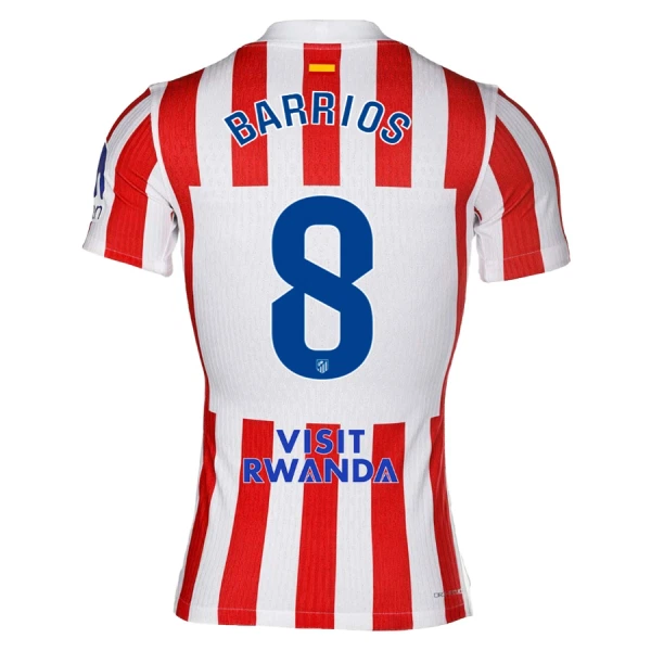 Camiseta Atlético Madrid Barrios 8 Hombre 1ª Equipación 25/26 Camiseta Atlético Madrid Barrios 8 Hombre 1ª Equipación 25/26