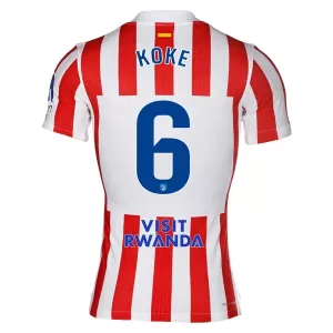 Camiseta Atlético Madrid Koke 6 Niños 1ª Equipación 25/26