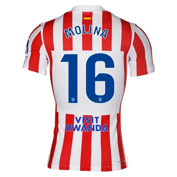 Camiseta Atlético Madrid Molina 16 Hombre 1ª Equipación 25/26 Camiseta Atlético Madrid Molina 16 Hombre 1ª Equipación 25/26