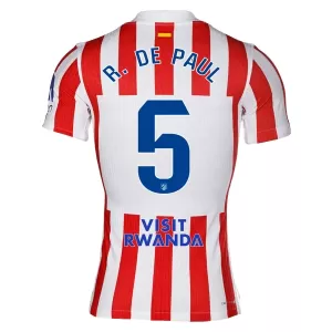 Camiseta Atlético Madrid Rodrigo de Paul 5 Hombre 1ª Equipación 25/26 Camiseta Atlético Madrid Rodrigo de Paul 5 Hombre 1ª Equipación 25/26