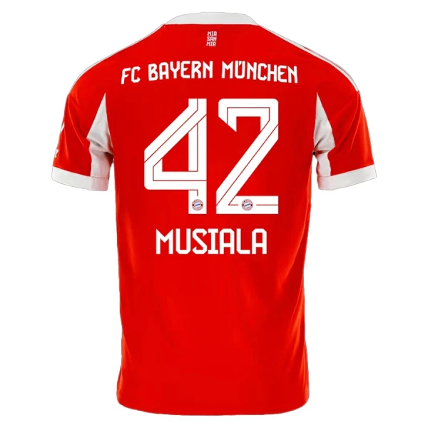 Camiseta FC Bayern Múnich Jamal Musiala 42 Niños 1ª Equipación 25/26