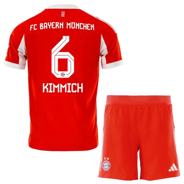 Camiseta FC Bayern Múnich Joshua Kimmich 6 Niños 1ª Equipación 25/26 Camiseta FC Bayern Múnich Joshua Kimmich 6 Niños 1ª Equipación 25/26