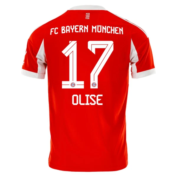 Camiseta FC Bayern Múnich Olise 17 Hombre 1ª Equipación 25/26 Camiseta FC Bayern Múnich Olise 17 Hombre 1ª Equipación 25/26