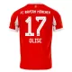 Camiseta FC Bayern Múnich Olise 17 Hombre 1ª Equipación 25/26 Camiseta FC Bayern Múnich Olise 17 Hombre 1ª Equipación 25/26