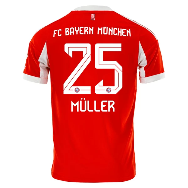 Camiseta FC Bayern Múnich Thomas Müller 25 Hombre 1ª Equipación 25/26 Camiseta FC Bayern Múnich Thomas Müller 25 Hombre 1ª Equipación 25/26