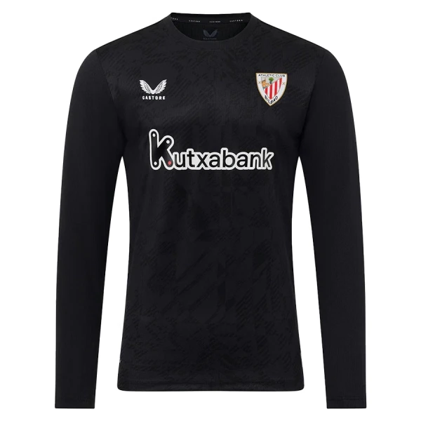 Camiseta Portero Athletic Bilbao Hombre 25/26 Manga Larga Negro Camiseta Portero Athletic Bilbao Hombre 25/26 Manga Larga Negro