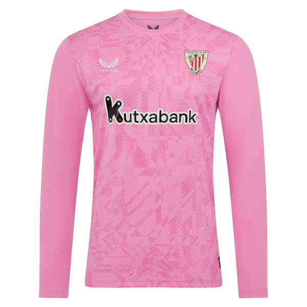 Camiseta Portero Athletic Bilbao Hombre 25/26 Manga Larga Rosa Camiseta Portero Athletic Bilbao Hombre 25/26 Manga Larga Rosa