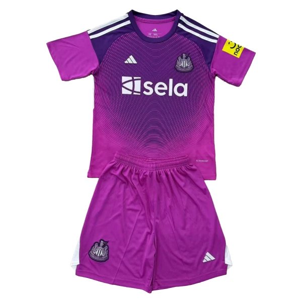 Camiseta Portero Newcastle United Niños 25/26 Púrpura Camiseta Portero Newcastle United Niños 25/26 Púrpura