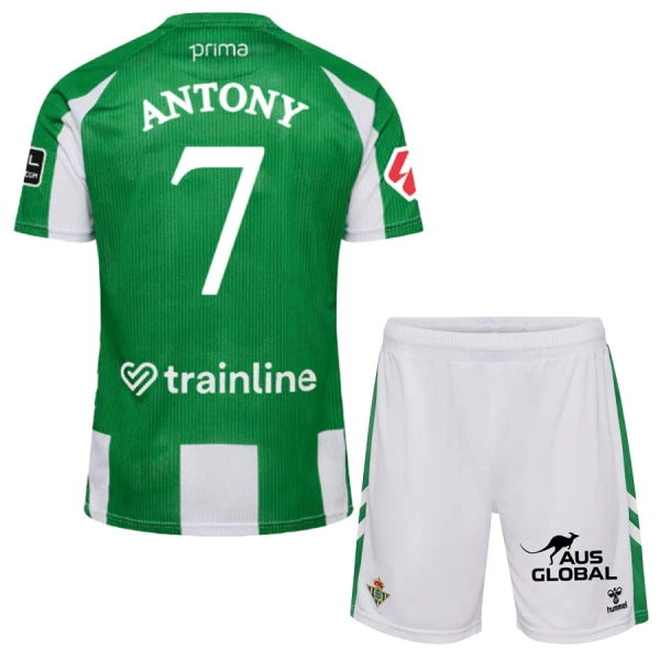 Camiseta Real Betis Antony 7 Niños 1ª Equipación 25/26 Camiseta Real Betis Antony 7 Niños 1ª Equipación 25/26