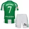 Camiseta Real Betis Antony 7 Niños 1ª Equipación 25/26