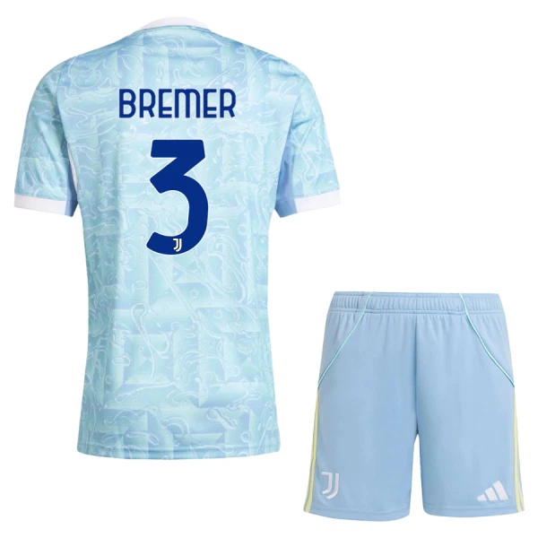 Camiseta Juventus Bremer 3 Niños 2ª Equipación 25/26 Camiseta Juventus Bremer 3 Niños 2ª Equipación 25/26