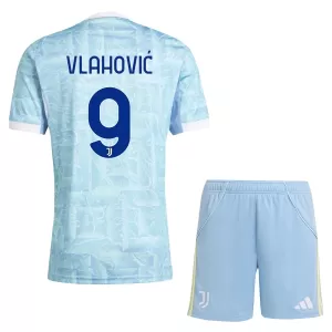Camiseta Juventus Dušan Vlahovic 9 Niños 2ª Equipación 25/26