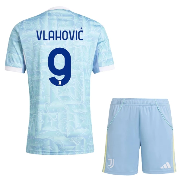 Camiseta Juventus Dušan Vlahovic 9 Niños 2ª Equipación 25/26 Camiseta Juventus Dušan Vlahovic 9 Niños 2ª Equipación 25/26
