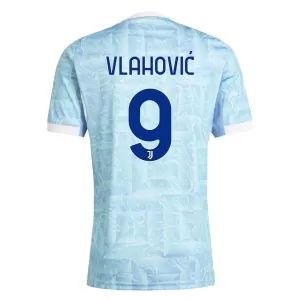 Camiseta Juventus Dušan Vlahovic 9 Niños 2ª Equipación 25/26